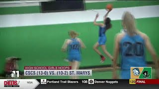 CSCS vs St. Marys girls basketball screenshot 5