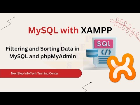 10 Filtering and Sorting Data in MySQL and phpMyAdmin | MySQL with XAMPP | NextStep InfoTech