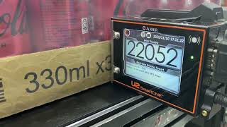 Marcaje con Anser U2 SmartONE con cartucho de 1" base solvente I-S01-1