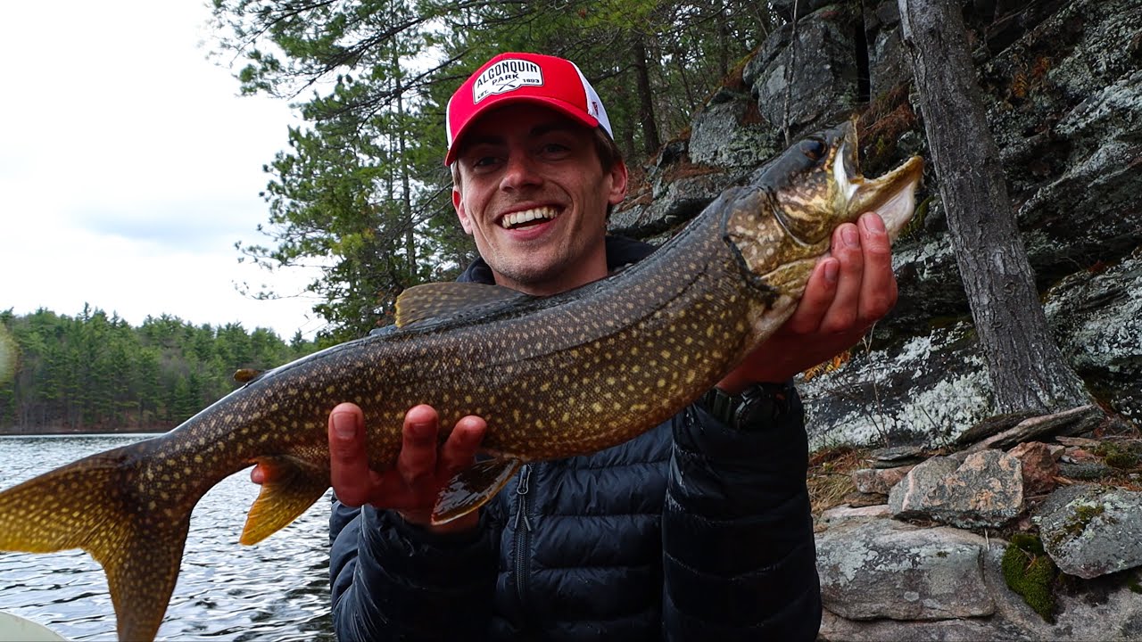 3 Day Ice Out Canoe Trip in Kawartha Highlands | First Lake Trout (FULL DOCUMENTARY)