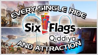 ALL Rides & Attraction at to Six Flags Qiddiya City