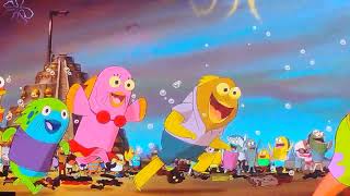 The SpongeBob Movie: Sponge Out Of Water Sacrifice Scene + Following The Krabby Patty Scent Scene