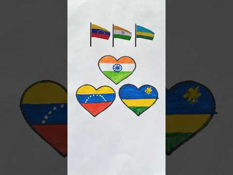 🇮🇳🇻🇪🇷🇼Flag Drawing #shorts #art #independenceday #drawing #republicday #india #flag