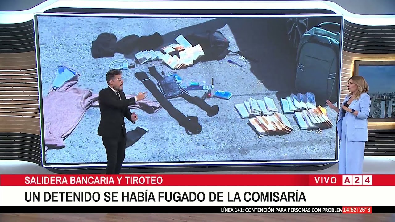 Violenta salidera bancaria: así se robaron $10 millones y se tirotearon con la policía