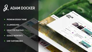 Adam PSD | Themeforest Website Templates and Themes