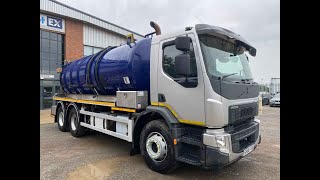 VOLVO FE 320 6X4 COMBINATION VACUUM TANKER 2016 - SH66 FEU