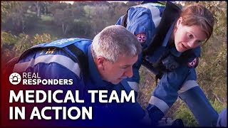 Paramedics Respond To Injured Man Following Dangerous Crash | Emergency Down Under | Real Responders