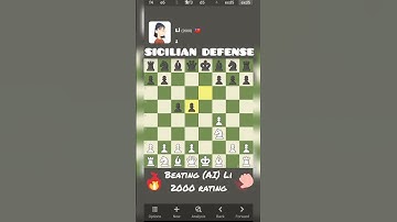 Beating (AI) Li 2,000 rating