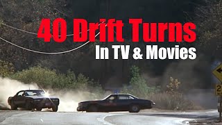40 Drift Turns in TV & Movies