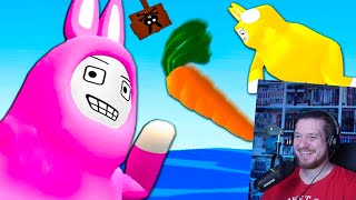 КРОВЬ, МОРКОВЬ И КРОЛИКИ | ЛУЧШИЕ МОМЕНТЫ Super Bunny Man | РЕАКЦИЯ НА ГЛЮК