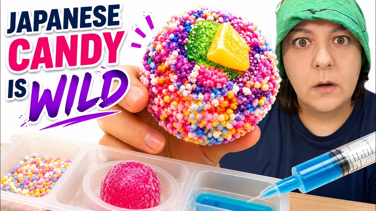 I Test 4 WEiRD Japanese Candy Kits UNDER $3 - YouTube