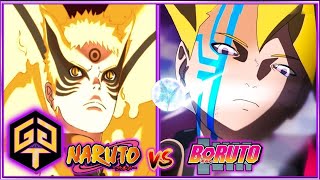Naruto vs Boruto Fight Can Karma Boruto Hit Naruto Basic on Next Generations Episode 196 English Dub