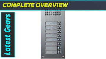 8-Button Audio Intercom Lobby Panel for 8-Apartment Building - Best Security Upgrade