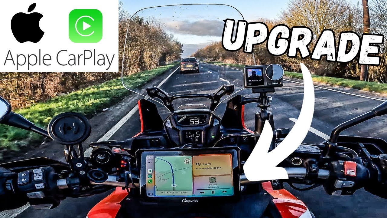 Motorcycle - Apple CarPlay - Android Auto - 7 Display - 3 Minute Install - Carpuride  W702 Review 