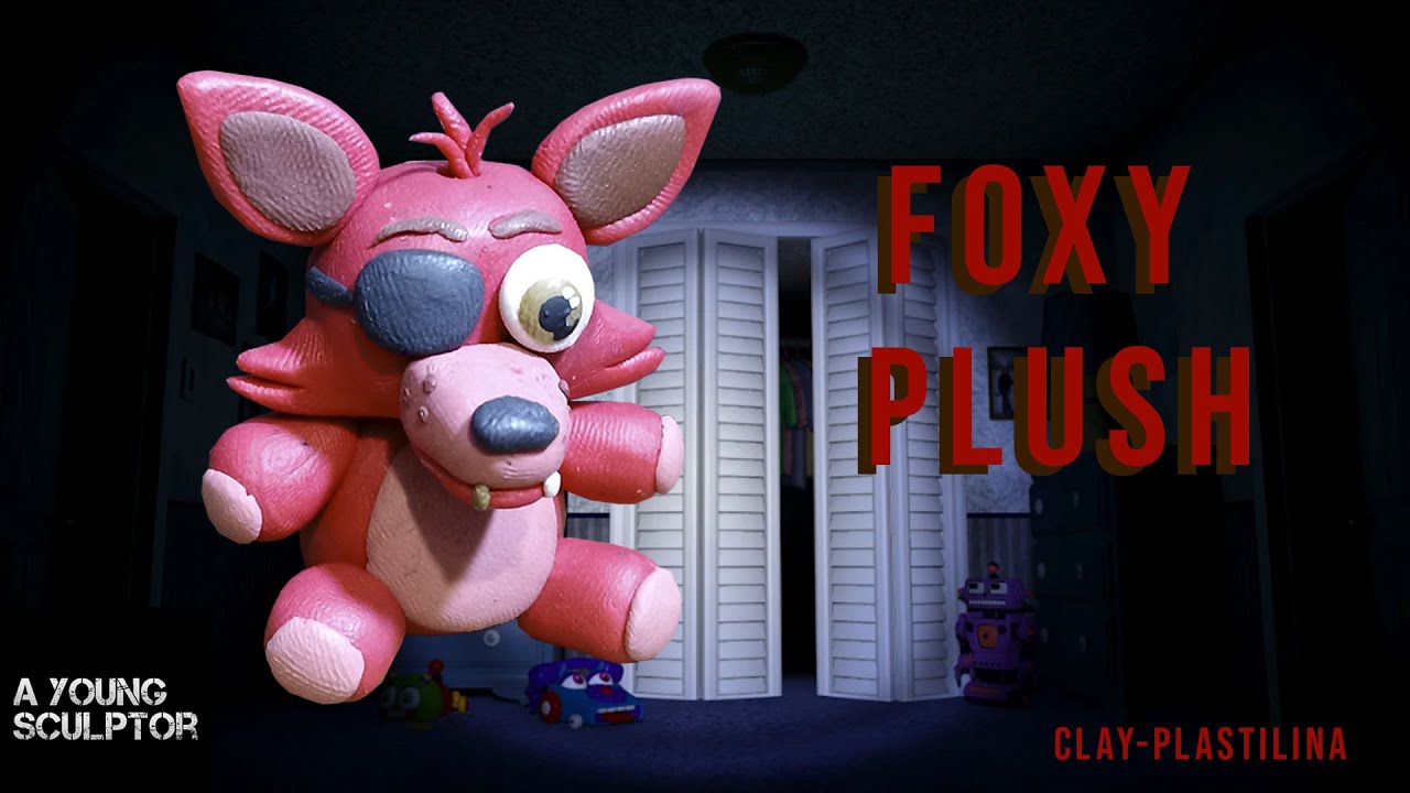 fnaf clay peluches/plush en foamy moldeable (clay tutorial , plastilina, foamy  moldeable) 