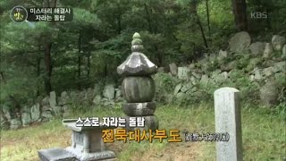 생활의 발견 - 미스터리 해결사 - 자라는 돌탑.20161028