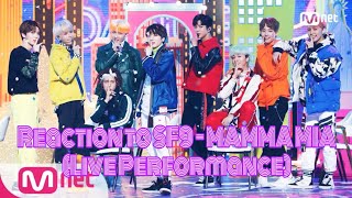 Faceless Reaction ll NON KPOP FAN React to SF9 - MAMMA MIA (Live Performance)