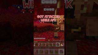 I got attacked while afk saved by God level enchantment,max enchantment #minecraft #minecraftshorts