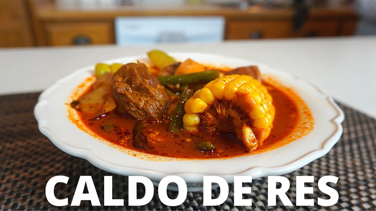 Como hacer CALDO DE RES Caldo de olla How to make MEXICAN BEEF SOUP