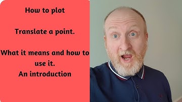 How to TRANSLATE a point on a graph with an x and y axis.