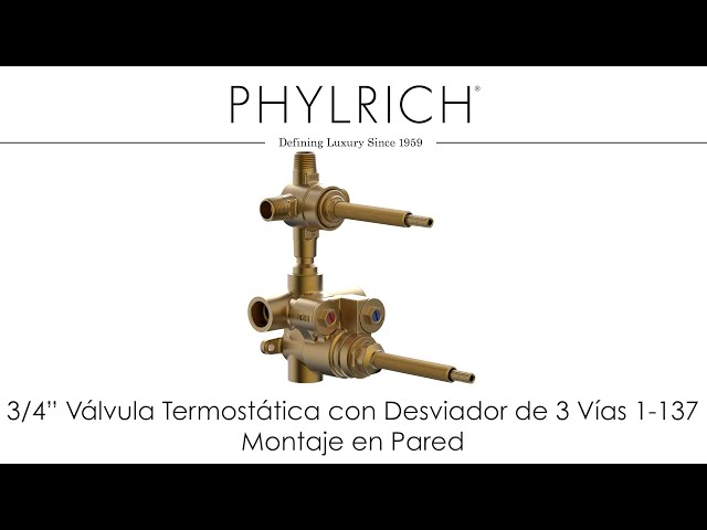 VÁLVULA TERMOSTÁTICA DE 3 VÍAS