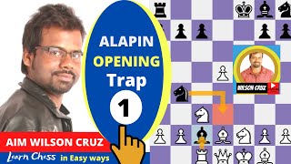 Download Lagu Alapin's  opening trap | sacrificing game | #wilsoncruzgoachess MP3