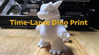 Time-Lapse Dino Print on Ender 3 Pro @TheQuadcopterReview