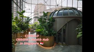Citibank's Wealth Hub in Singapore, a banking lounge for the High-Net-Worth. 花旗银行CitiGold 财富管理豪华专用区。