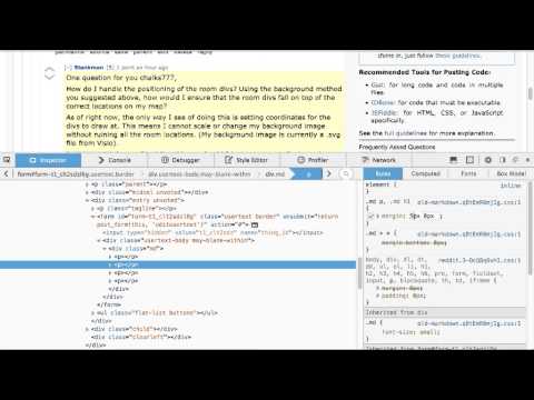 Using Firefox Dev Tools
