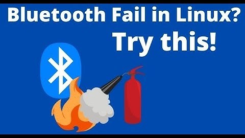 Bluetooth suddenly failed in Linux? Try this!