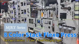 8-Color Stack Flexo Printing Machine for Label
