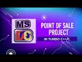 C++ mini cashier project in Turbo C++ | C++ tutorial | Turbo C/ C++
