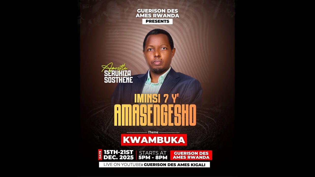 LIVE🔴: IMINSI 7 YO KWAMBUKA/ WITH APOSTLE SERUKIZA SOSTHENE / (16/12/2025)