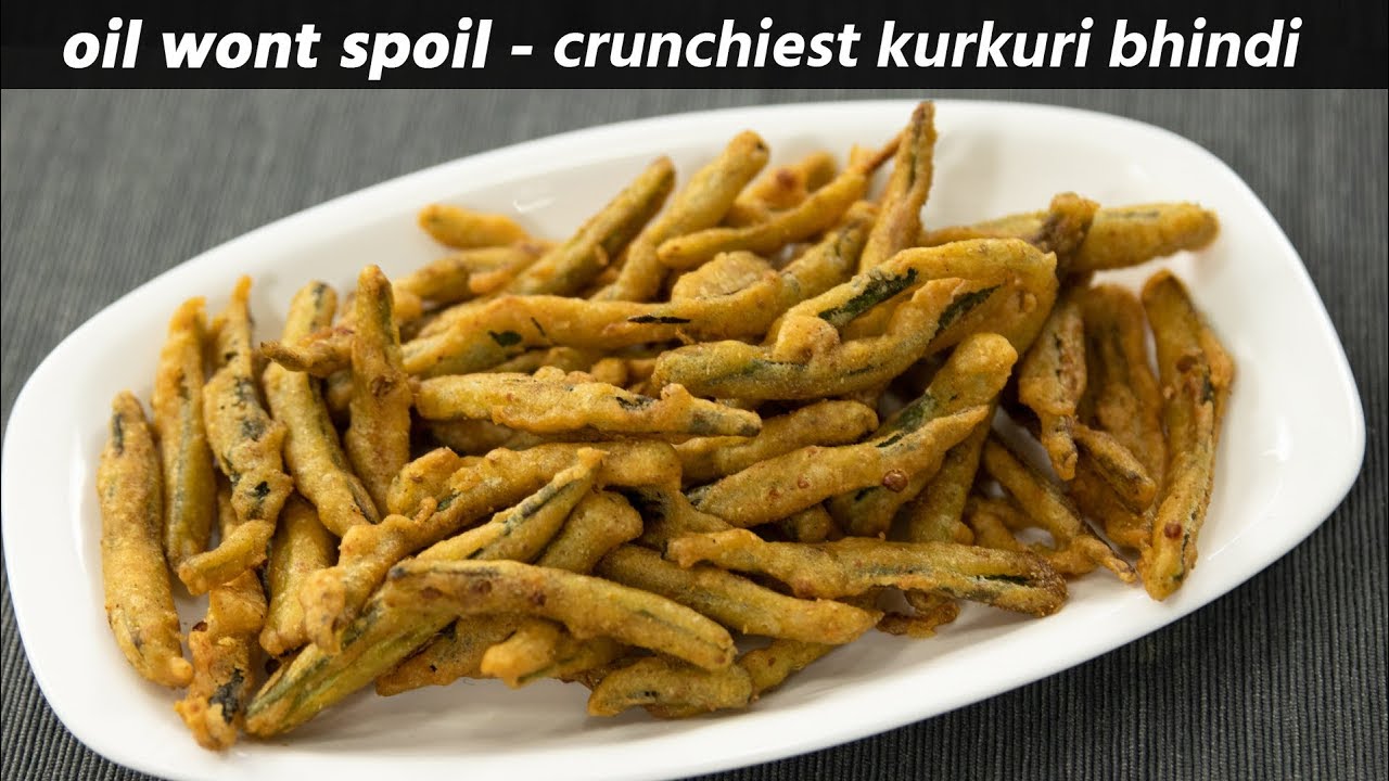 Kurkuri Bhindi Recipe - OIL WONT SPOIL! Crispy Okra Fry Masala - CookingShooking | Yaman Agarwal
