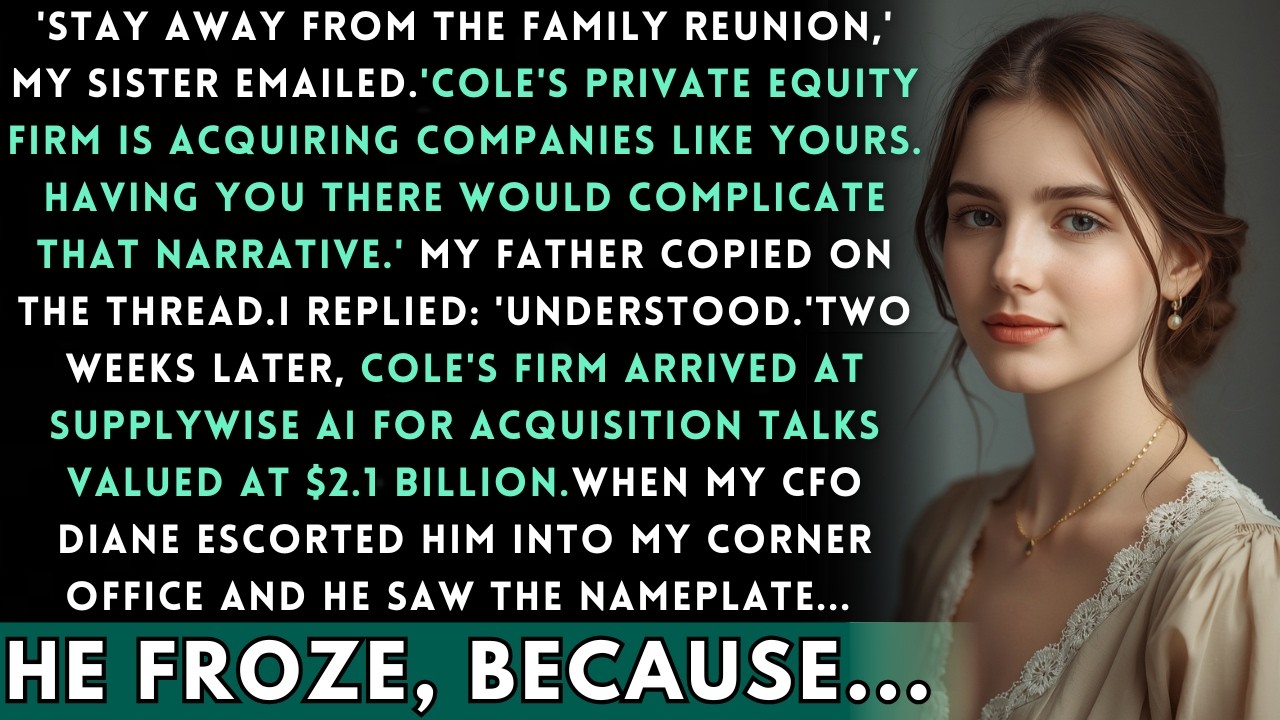 Sister Said “Skip the Reunion—My Fiancé Buys Companies Like Yours” — He Walked Into Mine...