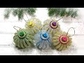 Воздушные ёлочные игрушки 🎄 своими руками 🎄 diy christmas ornaments