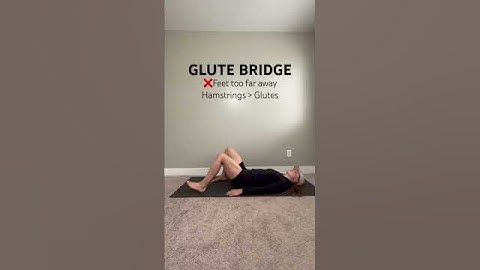 Glute Bridge Form #glutebridge #formcheck #homeworkouts