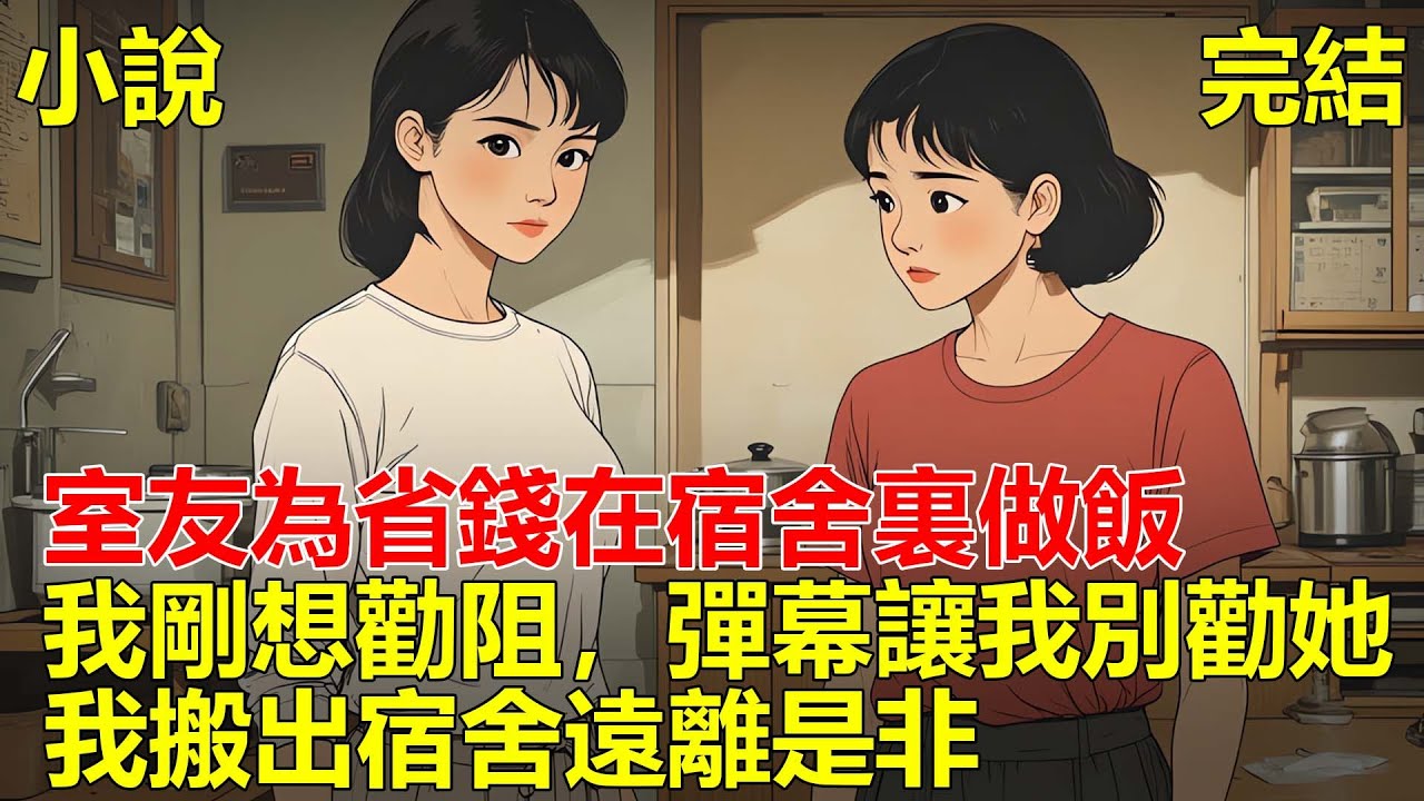 大學開學，室友為省錢在宿舍裏做飯，我剛想勸阻，彈幕讓我別勸她，否則被火燒死，於是我立馬搬出了宿舍遠離是非！#一口氣看完#小說#推文