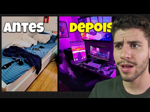 Transformou o Quarto da Bagunçado no Quarto Gamer dos Sonhos