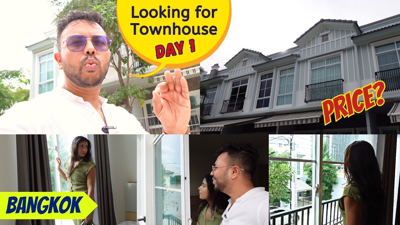Bangkok Townhouse Hunting, Day 1 | Must Ask Question Before Leasing | Indy 4, Mega Bangna Area