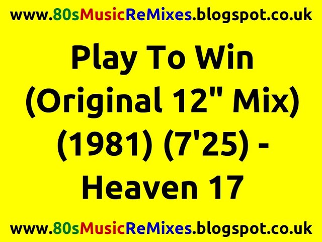Play To Win (Original 12