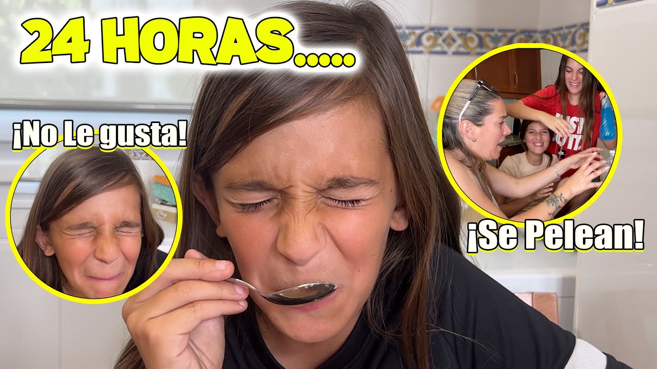 **VLOG 21** Reto 24 Horas Probando Comida Por Nuestra Inicial #hifamilyteam