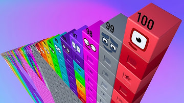 Numberblocks Lied 1 - 100 met Numberblocks Step Squad | Getallen tellen voor kinderen