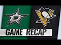 Crosby, Penguins beat Stars to snap skid