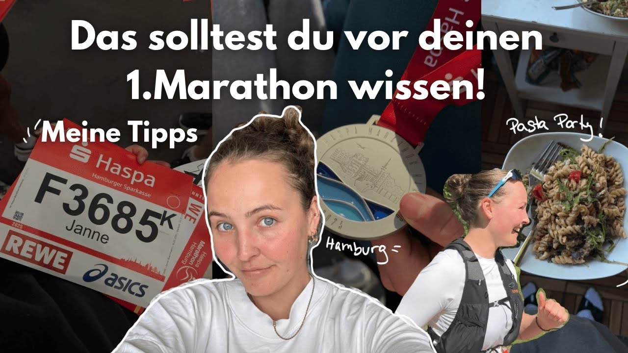 Mein 1. Marathon: Das solltest du WISSEN! & Tipps 🎉 | Janne Greta