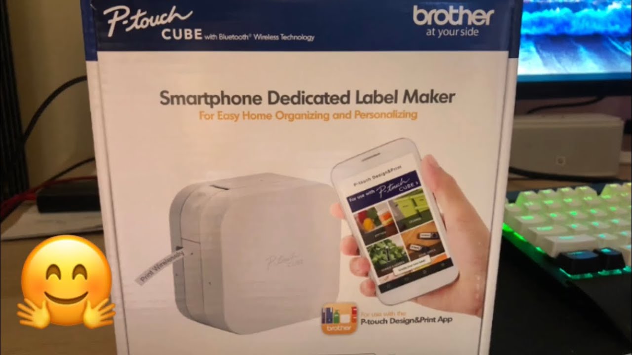 Brother P-touch cube smartphone label maker l bluetooth wireless technology