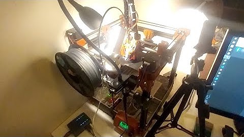 3d Printing Live On My DIY Corexy V-baby