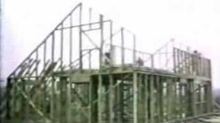 Sesame Street - fast motion film of a house being built