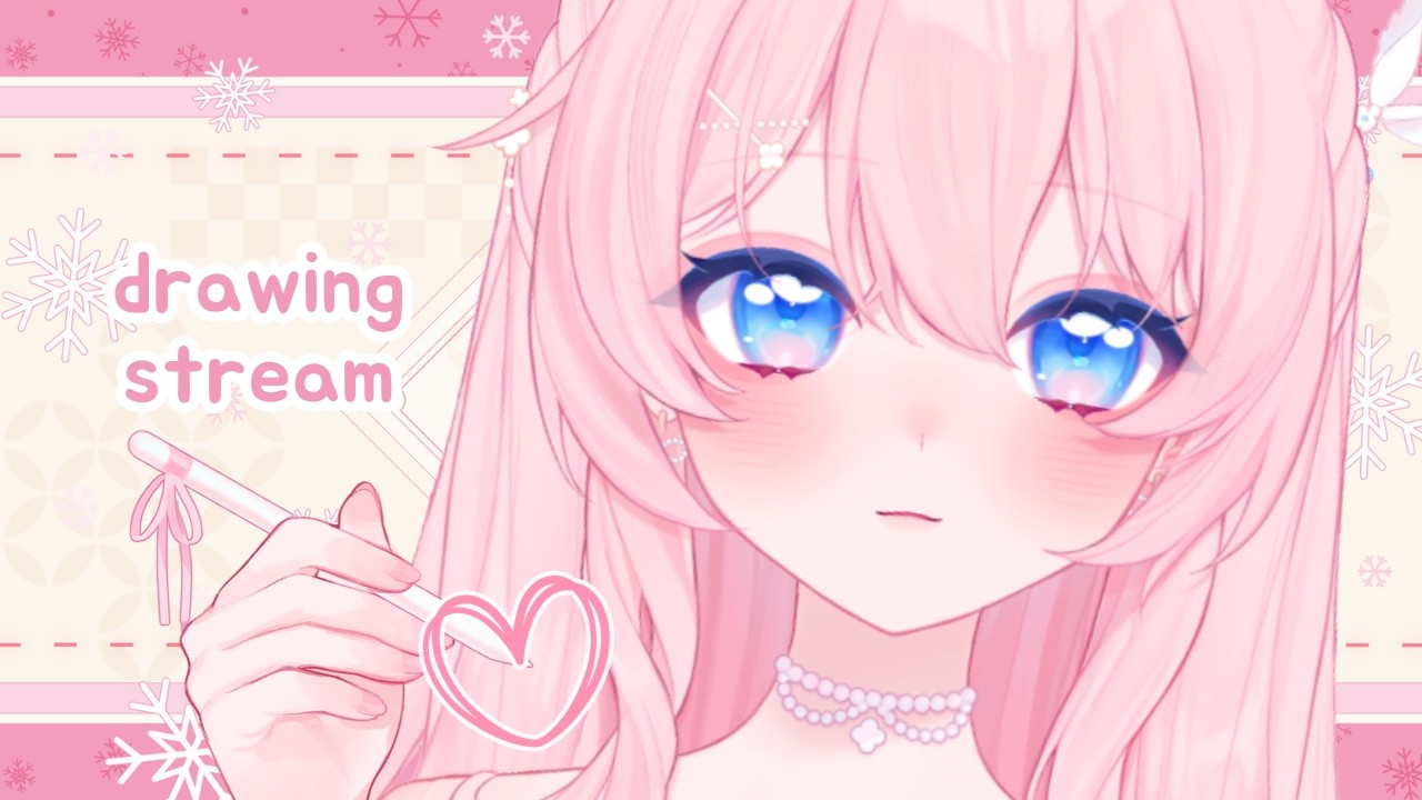 【Drawing】more vtuber final rendering stage! ୨୧  ‧₊˚ !merch