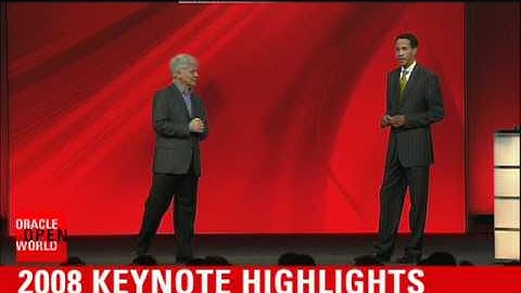 Oracle OpenWorld 2008 Keynote Highlights: Chuck Rozwat